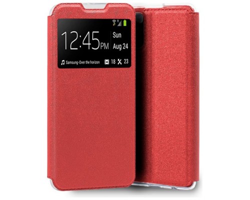 Funda COOL Flip Cover para Xiaomi Redmi 10 Liso Rojo