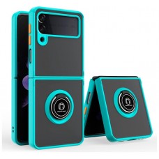Carcasa COOL para Samsung F926 Galaxy Z Flip 3 Hard Anilla Celeste