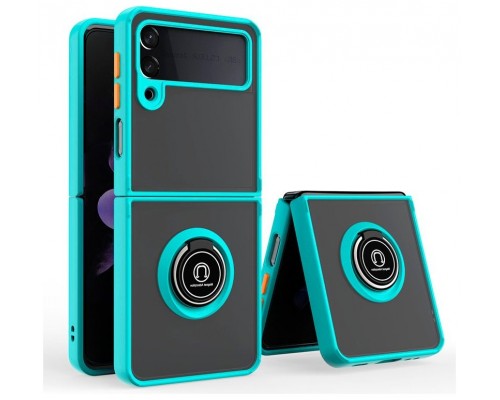 Carcasa COOL para Samsung F926 Galaxy Z Flip 3 Hard Anilla Celeste