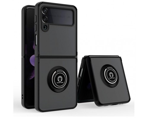 Carcasa COOL para Samsung F926 Galaxy Z Flip 3 Hard Anilla Negro
