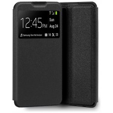 Funda COOL Flip Cover para ZTE Blade V30 Vita Liso Negro