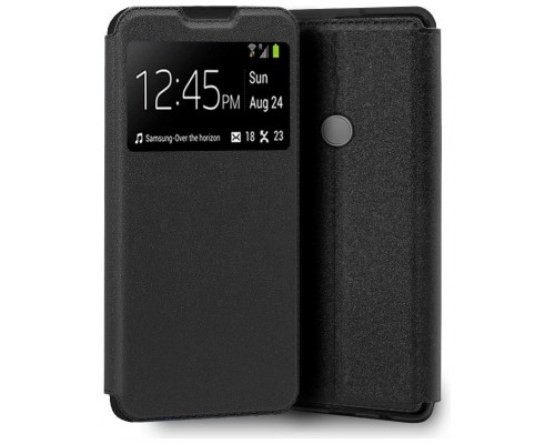 Funda COOL Flip Cover para TCL 20R 5G Liso Negro