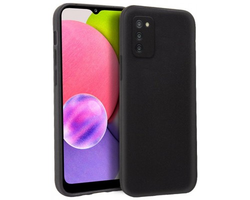 Funda COOL Silicona para Samsung A037 Galaxy A03s (Negro)