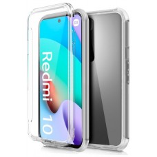 Funda COOL Silicona 3D para Xiaomi Redmi 10 (Transparente Frontal + Trasera)