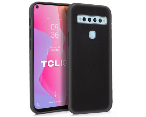 Funda COOL Silicona para TCL 10L (Negro)