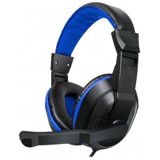 Auriculares Stereo Oficina COOL Dublin con micro (Negro-Azul)