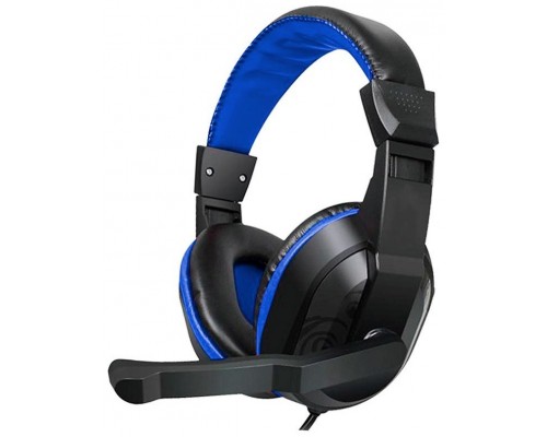 Auriculares Stereo Oficina COOL Dublin con micro (Negro-Azul)