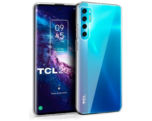 Funda COOL Silicona para TCL 20 Pro 5G (Transparente)