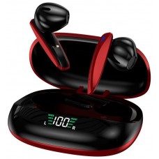 Auriculares Stereo Bluetooth Dual Pod Earbuds Inalámbricos TWS Lcd COOL Shadow Rojo