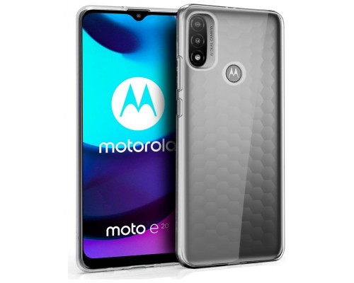 Funda COOL Silicona para Motorola Moto E20 / E40 (Transparente)