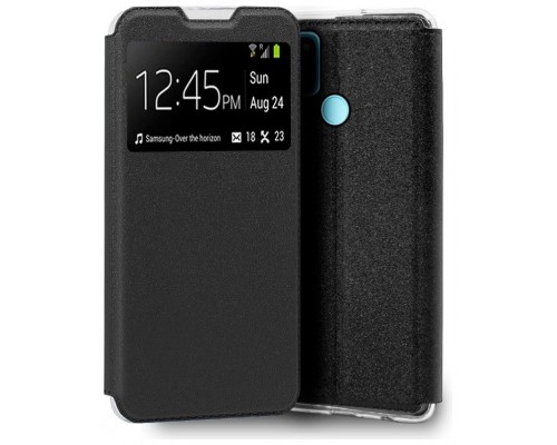 Funda COOL Flip Cover para Realme C21Y / C25Y Liso Negro