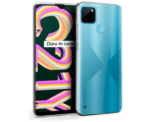 Funda COOL Silicona para Realme C21Y / C25Y (Transparente)