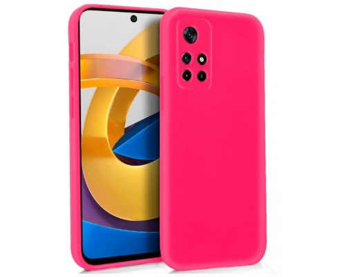 Funda COOL Silicona para Xiaomi Poco M4 Pro 5G / Redmi Note 11S 5G (Rosa)