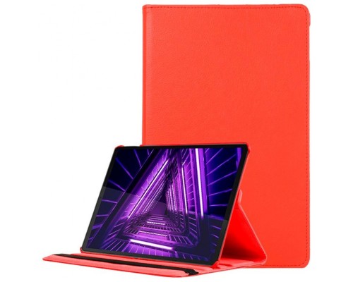 Funda COOL para Lenovo Tab M10 Plus / FHD Plus 2ª Gen / Tab K10 Polipiel Liso Rojo 10.3 pulg