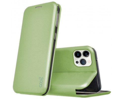 Funda COOL Flip Cover para iPhone 13 Pro Elegance Pistacho