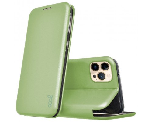 Funda COOL Flip Cover para iPhone 13 Pro Max Elegance Pistacho