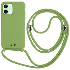 Carcasa COOL para iPhone 12 / 12 Pro Cordón Liso Pistacho