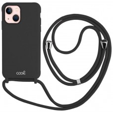 Carcasa COOL para iPhone 13 Cordón Liso Negro