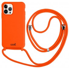 Carcasa COOL para iPhone 13 Pro Cordón Liso Salmón