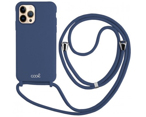 Carcasa COOL para iPhone 13 Pro Max Cordón Liso Marino