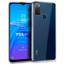 Funda COOL Silicona para TCL 20Y (Transparente)