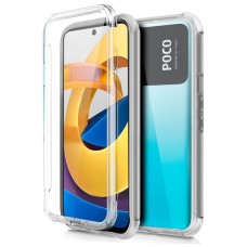 Funda COOL Silicona 3D para Xiaomi Poco M4 Pro 5G / Redmi Note 11S 5G (Transparente Frontal + Trasera)