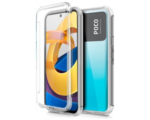 Funda COOL Silicona 3D para Xiaomi Poco M4 Pro 5G / Redmi Note 11S 5G (Transparente Frontal + Trasera)