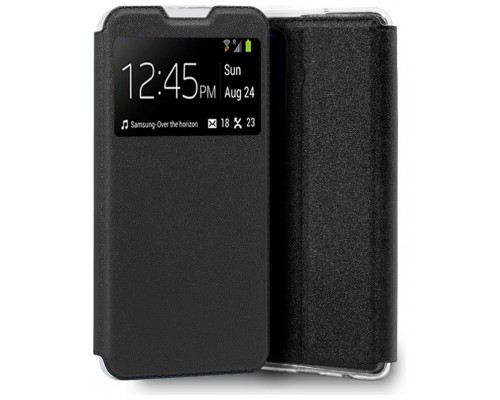 Funda COOL Flip Cover para TCL 205 Liso Negro