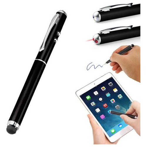 Puntero Stylus COOL Universal Laser Negro-CS2 Puntero Stylus COOL Universal Laser Negro