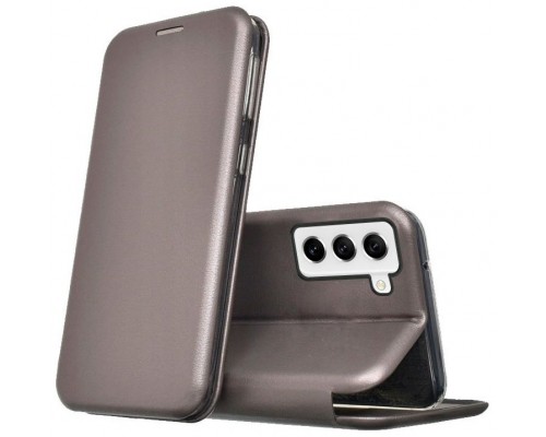 Funda COOL Flip Cover para Samsung G990B Galaxy S21 FE Elegance Plata