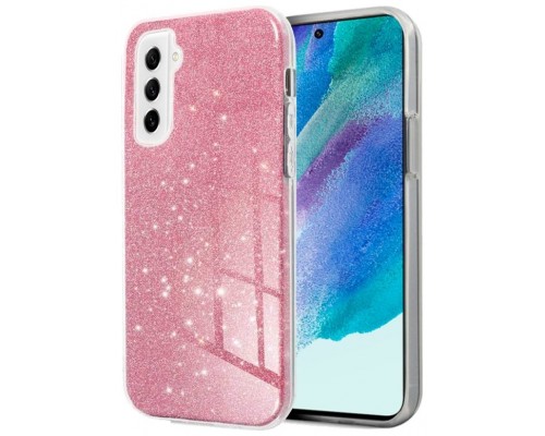 Carcasa COOL para Samsung G990B Galaxy S21 FE Glitter Rosa
