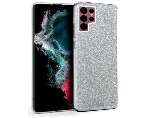 Carcasa COOL para Samsung S908 Galaxy S22 Ultra Glitter Plata