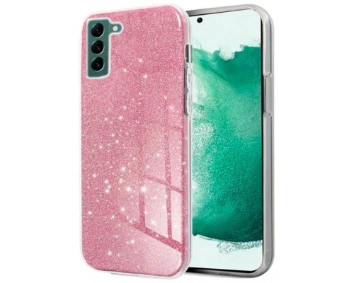 Carcasa COOL para Samsung S906 Galaxy S22 Plus Glitter Rosa