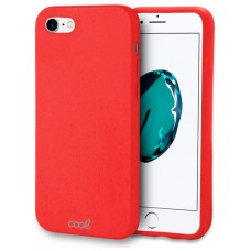 Carcasa COOL para iPhone 6 / 7 / 8 / SE (2020) / SE (2022) Eco Biodegradable Rojo
