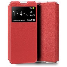 Funda COOL Flip Cover para Xiaomi Redmi Note 11 / Note 11S Liso Rojo
