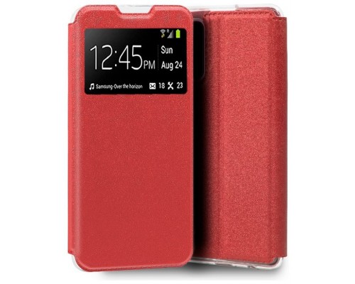 Funda COOL Flip Cover para Xiaomi Redmi Note 11 / Note 11S Liso Rojo
