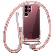 Carcasa COOL para Samsung S908 Galaxy S22 Ultra Cordón Rosa