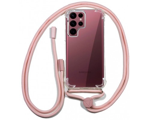 Carcasa COOL para Samsung S908 Galaxy S22 Ultra Cordón Rosa
