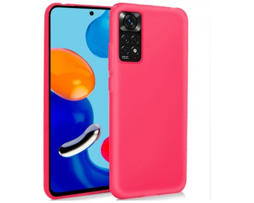 Funda COOL Silicona para Xiaomi Redmi Note 11 / Note 11S (Rosa)