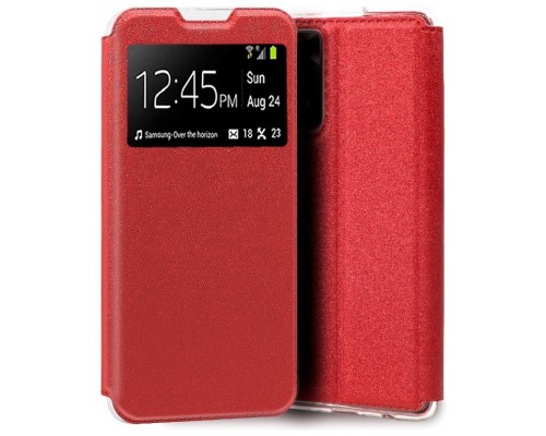 Funda COOL Flip Cover para Xiaomi Redmi Note 11 Pro / Note 11 Pro 5G Liso Rojo