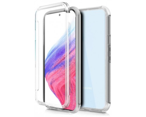 Funda COOL Silicona 3D para Samsung A536 Galaxy A53 5G (Transparente Frontal + Trasera)