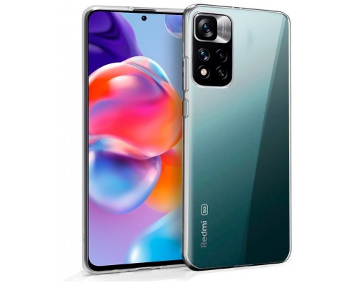 Funda COOL Silicona 3D para Xiaomi Redmi Note 11 Pro Plus 5G (Transparente Frontal + Trasera)