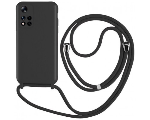 Carcasa COOL para Xiaomi Redmi Note 11 Pro Plus 5G Cordón Liso Negro