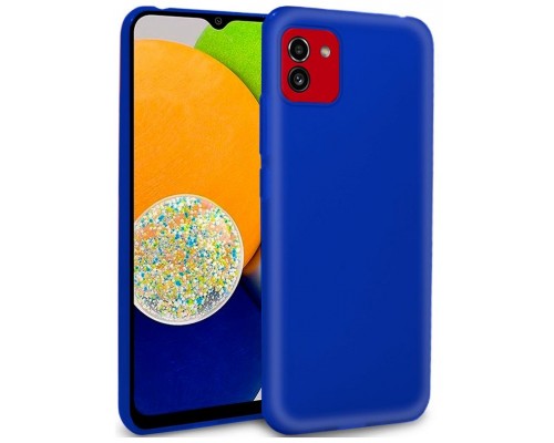 Funda COOL Silicona para Samsung A035 Galaxy A03 (Azul)