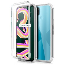 Funda COOL Silicona 3D para Realme C21Y / C25Y (Transparente Frontal + Trasera)