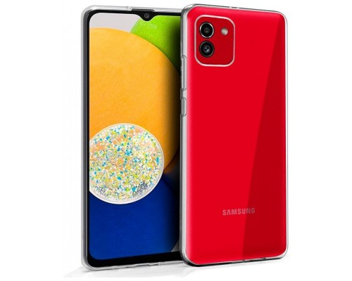 Funda COOL Silicona para Samsung A035 Galaxy A03 (Transparente)