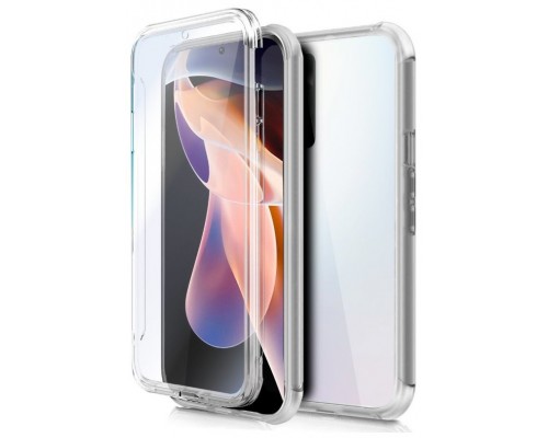 Funda COOL Silicona 3D para Xiaomi Redmi Note 11 Pro / Note 11 Pro 5G (Transparente Frontal + Trasera)