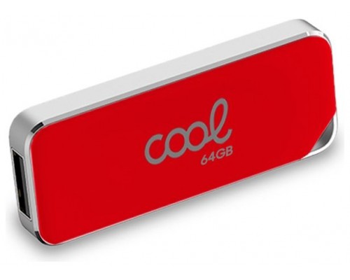 Pen Drive USB x64 GB 2.0 COOL Board Rojo