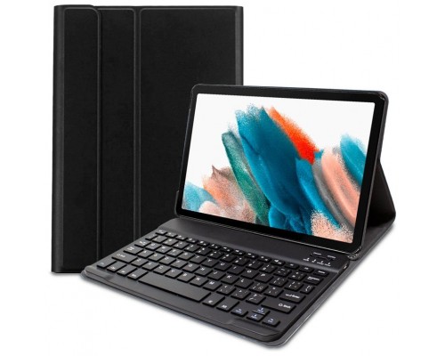 Funda COOL para Samsung Galaxy Tab A8 X200 / X205 Polipiel Teclado Bluetooth Negro 10.5 pulg