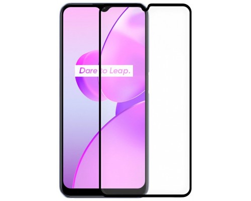 Protector Pantalla Cristal Templado COOL para Realme C31 / C35 (FULL 3D Negro)